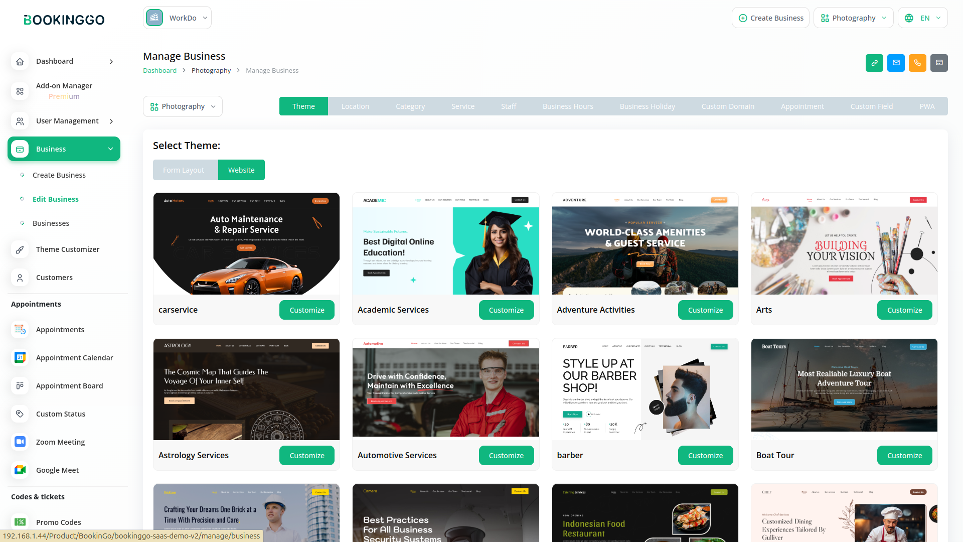 Bussiness Theme